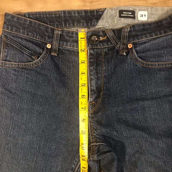 VOLCOM SOLVER BLUE JEANS SIZE 31 - Picture 12 of 13